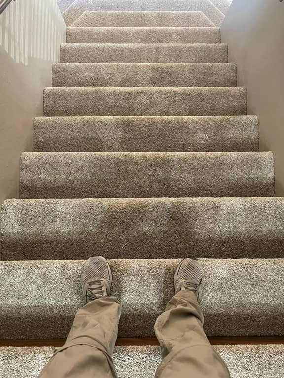 Stairway runner | Vision Flooring | Phoenix, AZ and Chandler, AZ