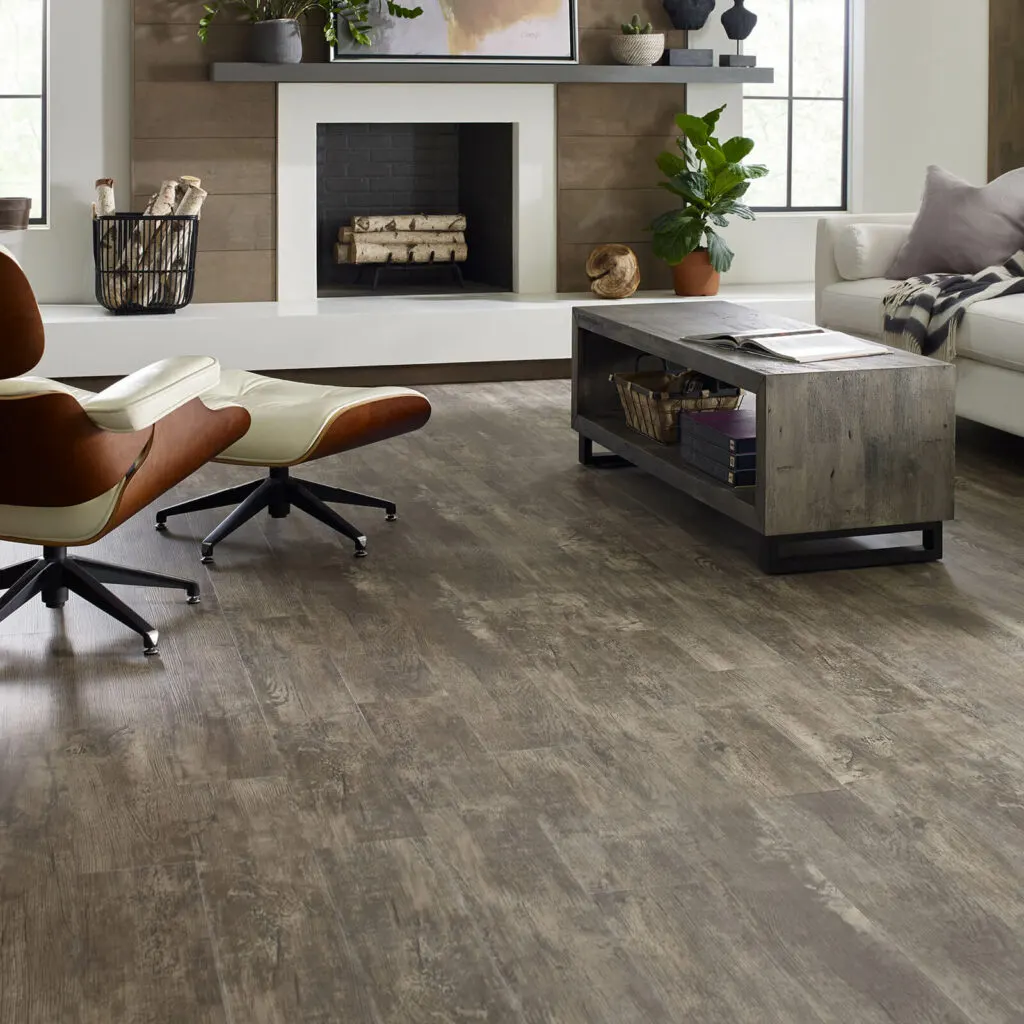 Modern Luxury Vinyl flooring for living room | Vision Flooring